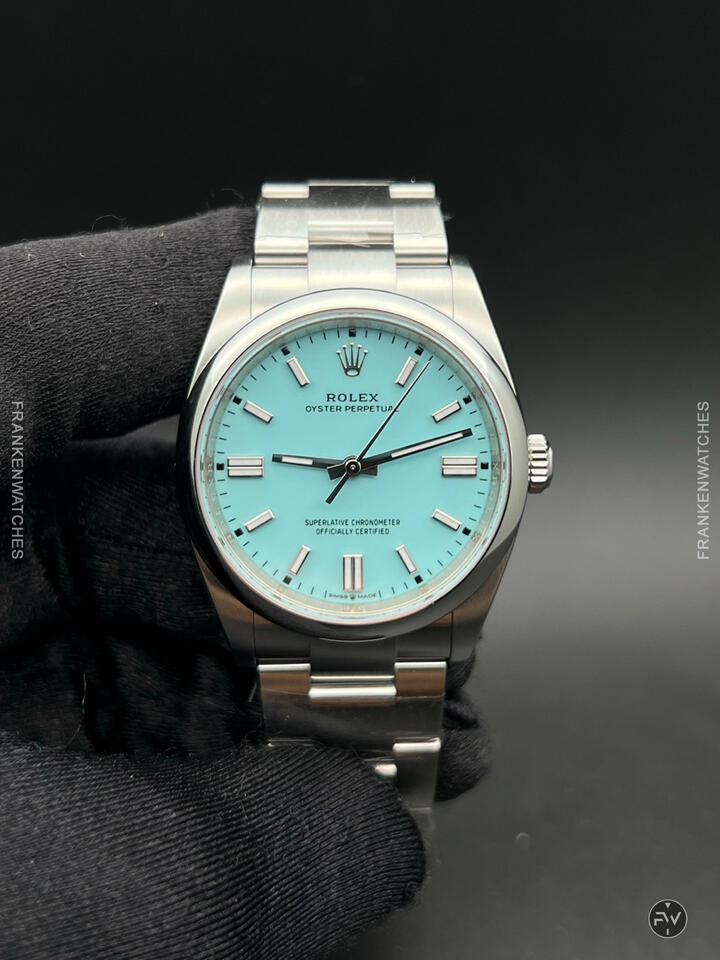 Custom Franken Rolex Oyster Perpetual Tiffany Dial