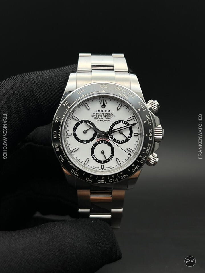Custom Franken Rolex Daytona Panda White Dial