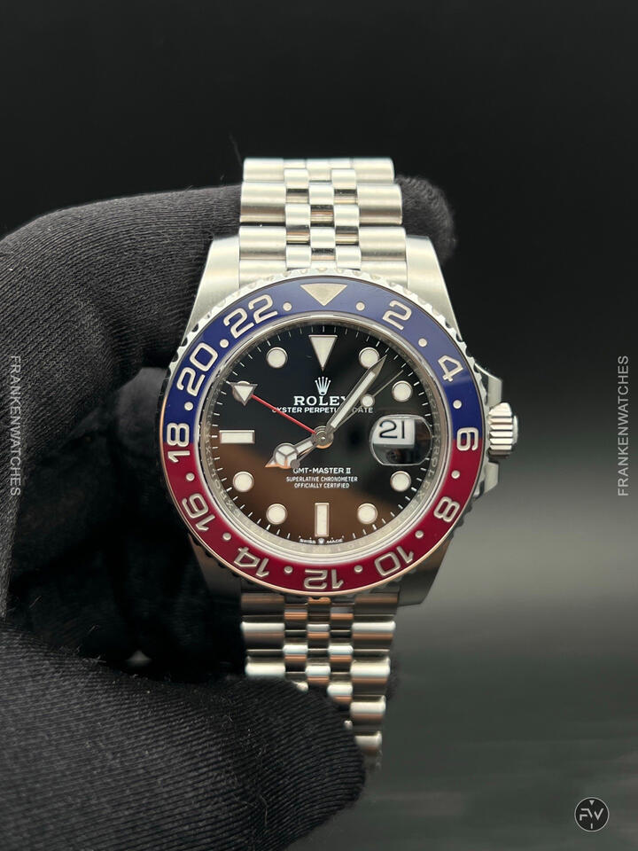 Custom Franken Rolex Pepsi GMT Jubilee